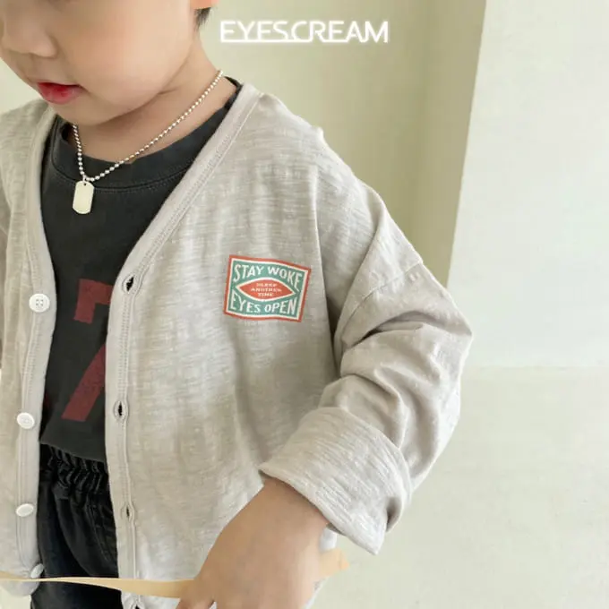 Eyescream - Korean Children Fashion - #kidsshorts - Slub Cardigan