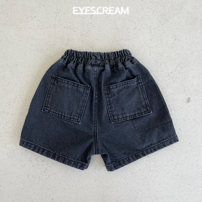 Eyescream - Korean Children Fashion - #kidsstore - Edge Black Denim Shorts - 5