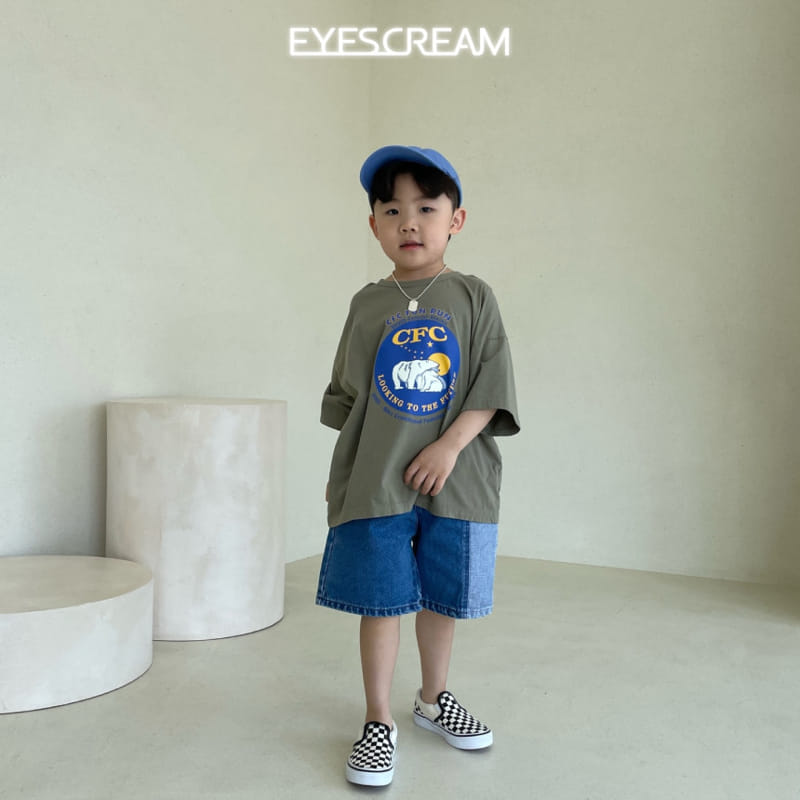 Eyescream - Korean Children Fashion - #littlefashionista - S Reverse Denim Shorts - 10