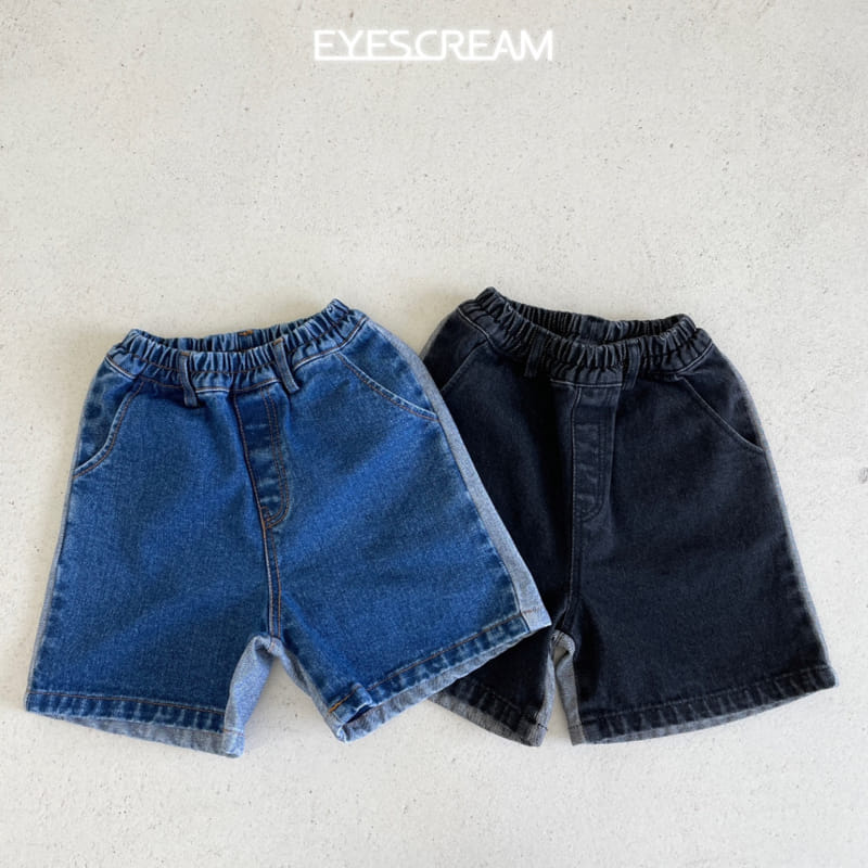 Eyescream - Korean Children Fashion - #littlefashionista - Signature Denim Short Pants - 2