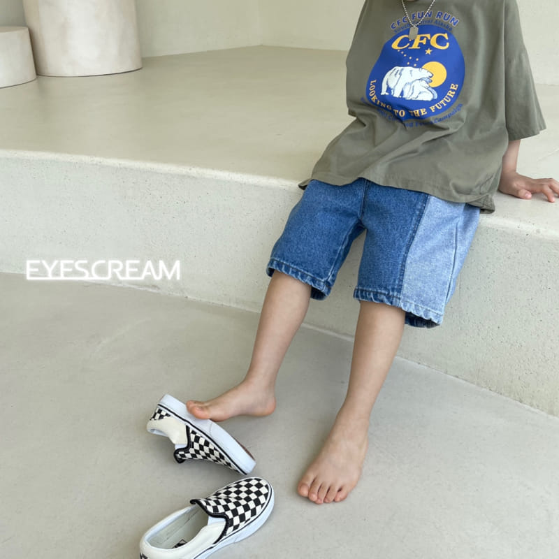 Eyescream - Korean Children Fashion - #magicofchildhood - S Reverse Denim Shorts - 11