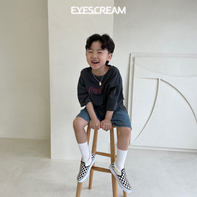 Eyescream - Korean Children Fashion - #prettylittlegirls - Dirty Denim Pants - 10