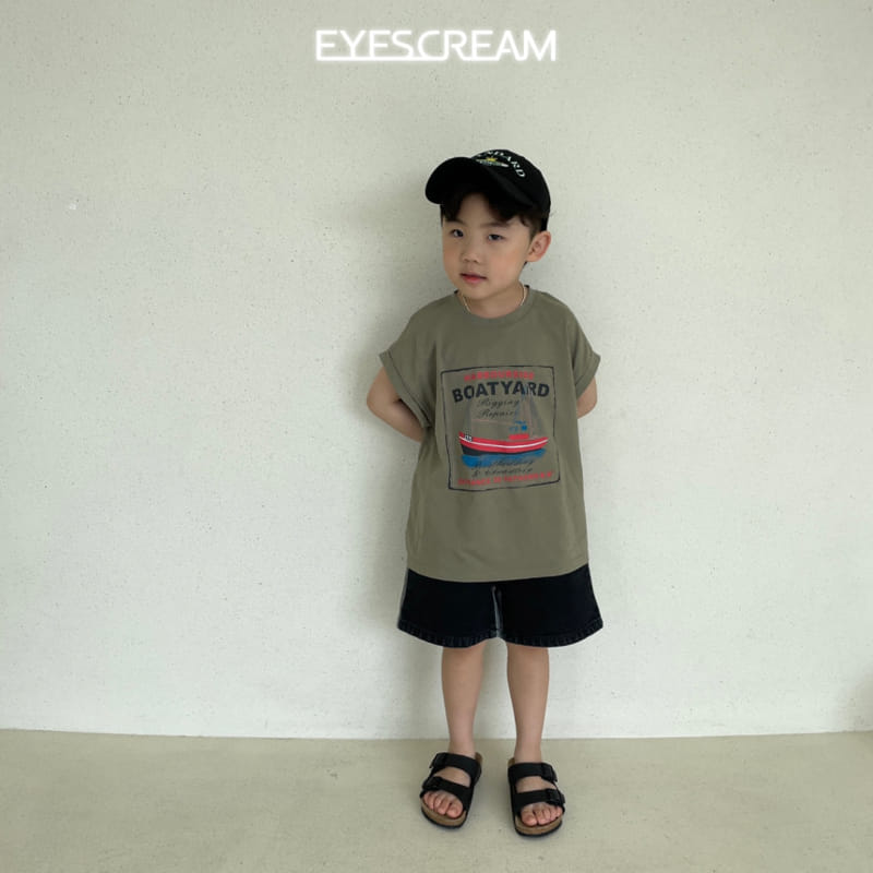 Eyescream - Korean Children Fashion - #todddlerfashion - Boat Sleevelss Tee - 6