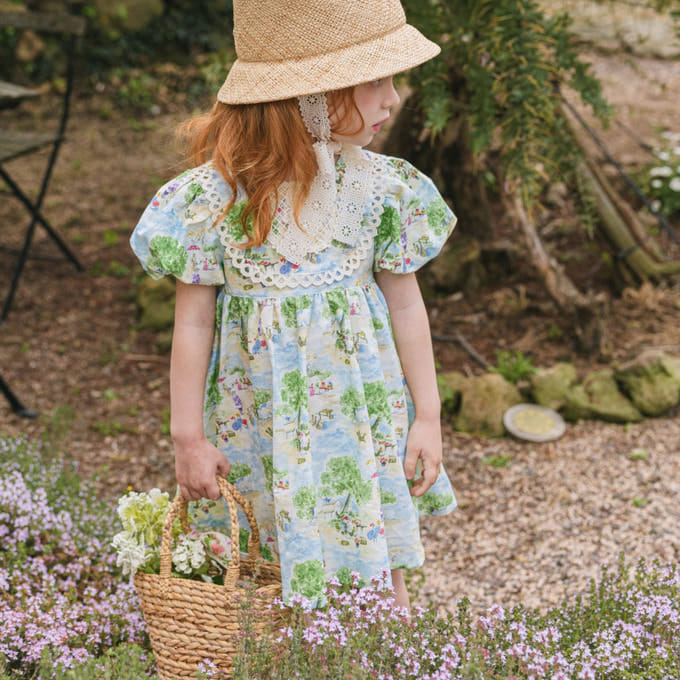 Flo - Korean Children Fashion - #kidzfashiontrend - Gardening One-Piece