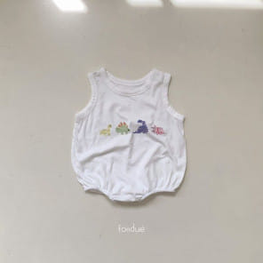 Fondue - Korean Baby Fashion - #babyoninstagram - Bebe Pixel Dino Body Suit