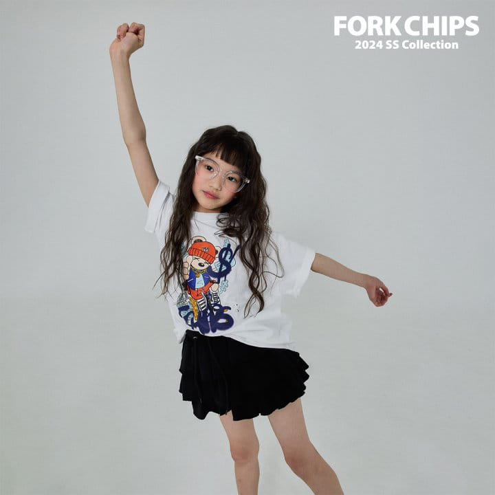 Fork Chips - Korean Children Fashion - #childofig - Hip Hop Bear Tee - 11