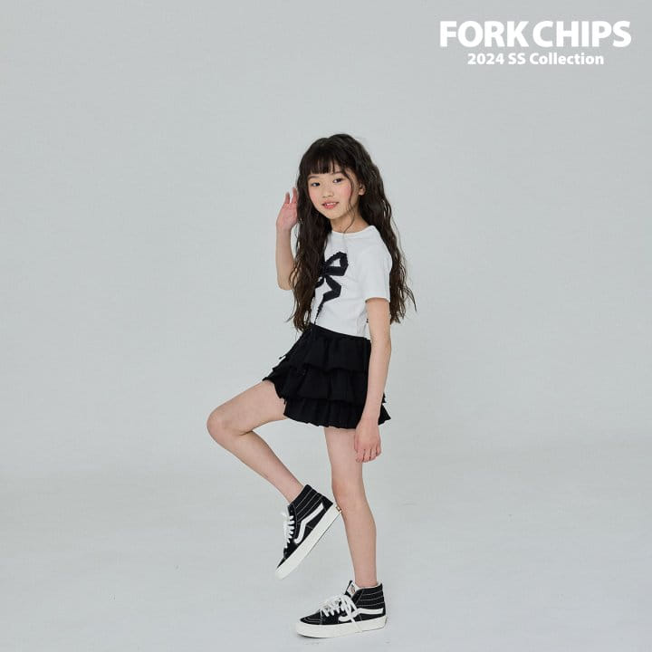 Fork Chips - Korean Children Fashion - #childofig - Chi Chi Kan Kan Skirt - 7