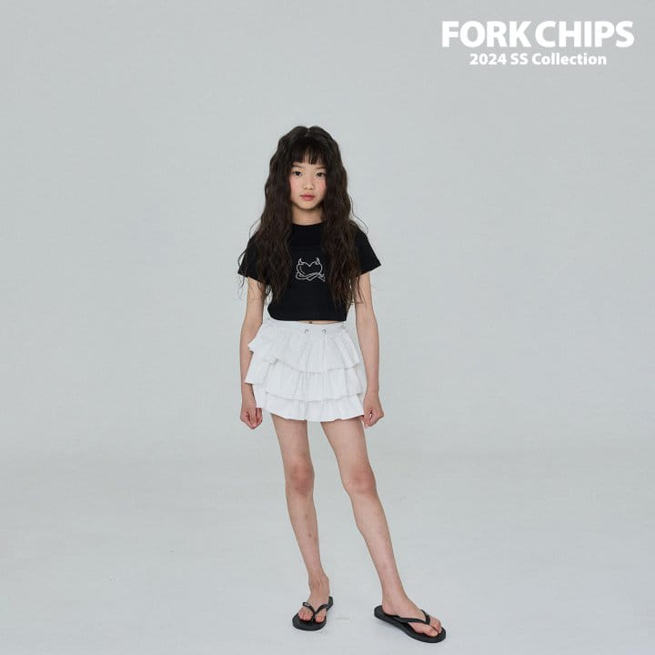 Fork Chips - Korean Children Fashion - #childofig - Chi Chi Kan Kan Skirt - 8