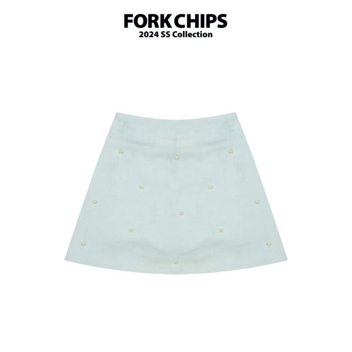 Fork Chips - Korean Children Fashion - #childofig - Berry Pearl Skirt - 6