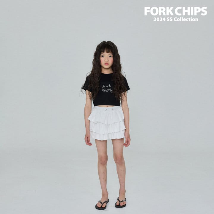 Fork Chips - Korean Children Fashion - #designkidswear - Chi Chi Kan Kan Skirt - 10