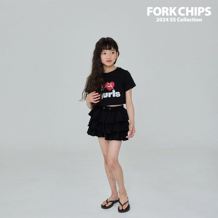 Fork Chips - Korean Children Fashion - #fashionkids - I Love Tee - 2