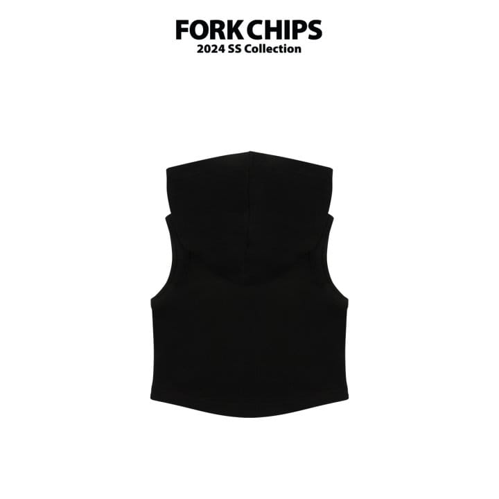 Fork Chips - Korean Children Fashion - #kidzfashiontrend - Hoody Halter Sleeveless Tee - 10