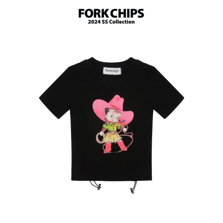 Fork Chips - Korean Children Fashion - #kidzfashiontrend - Cow Girl Tee - 9