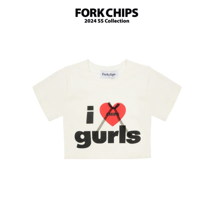 Fork Chips - Korean Children Fashion - #kidzfashiontrend - I Love Tee - 5