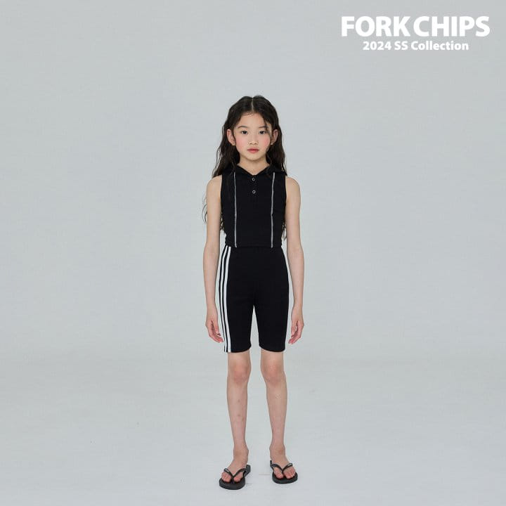 Fork Chips - Korean Children Fashion - #littlefashionista - Walker Short Leggings - 5