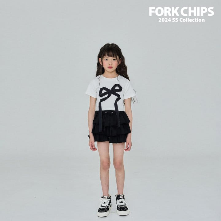 Fork Chips - Korean Children Fashion - #littlefashionista - Chi Chi Kan Kan Skirt - 3