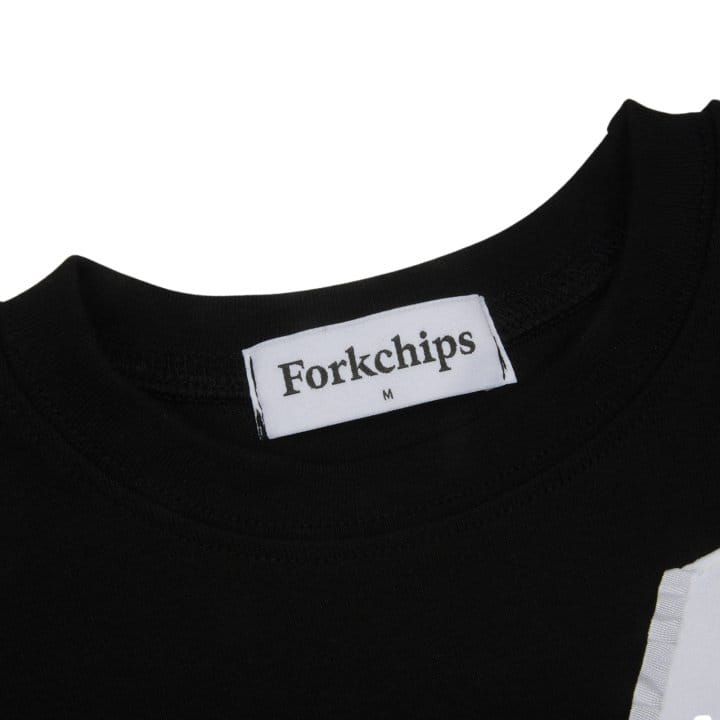 Fork Chips - Korean Children Fashion - #magicofchildhood - Drop Ribbon Tee - 10