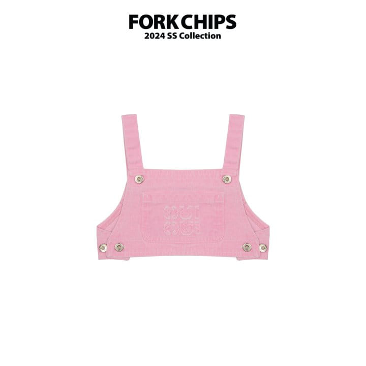 Fork Chips - Korean Children Fashion - #minifashionista - Charming Crop Top - 2