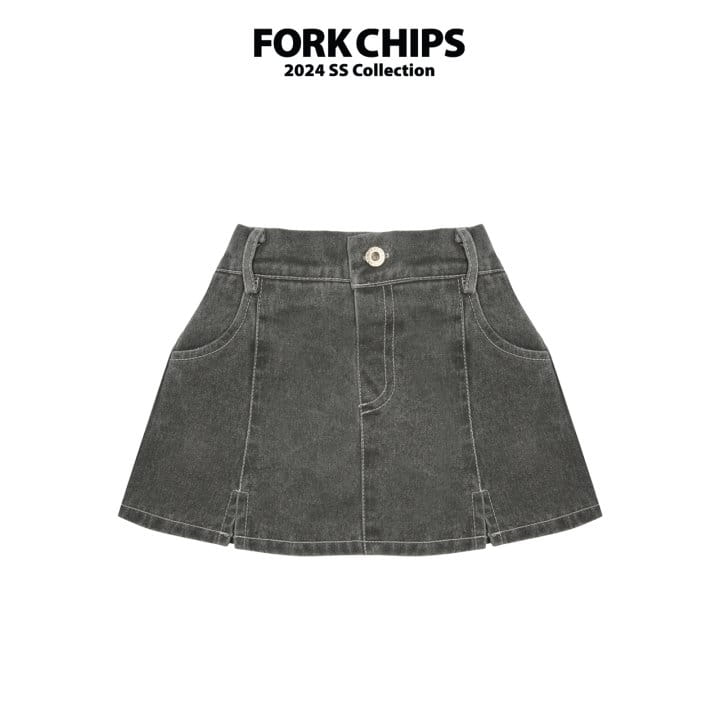 Fork Chips - Korean Children Fashion - #minifashionista - Charming Mini Skirt