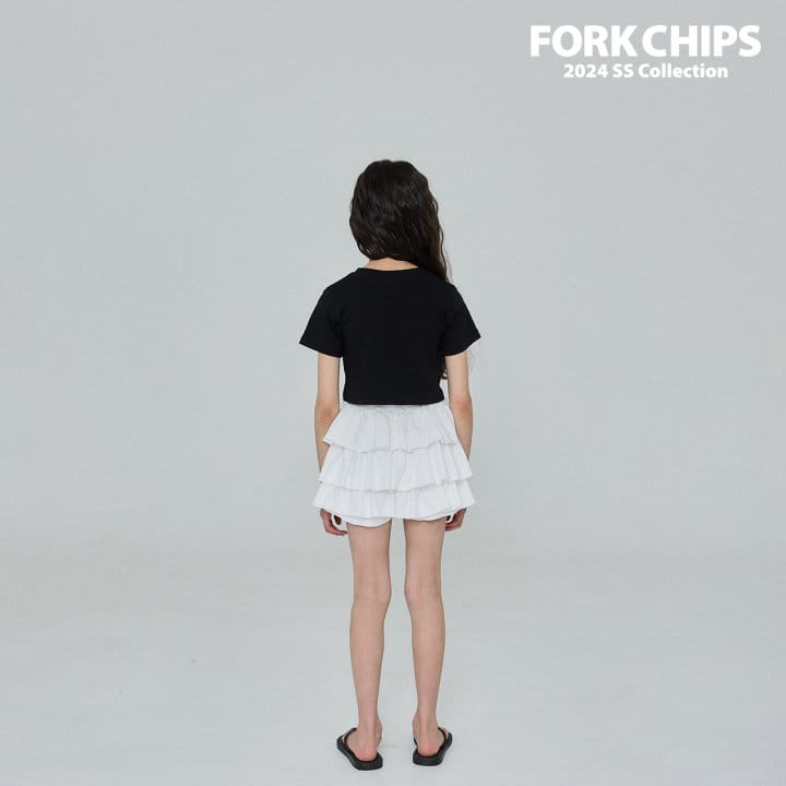 Fork Chips - Korean Children Fashion - #minifashionista - Drop Ribbon Tee - 11