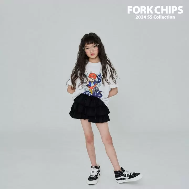 Fork Chips - Korean Children Fashion - #minifashionista - Hip Hop Bear Tee - 8