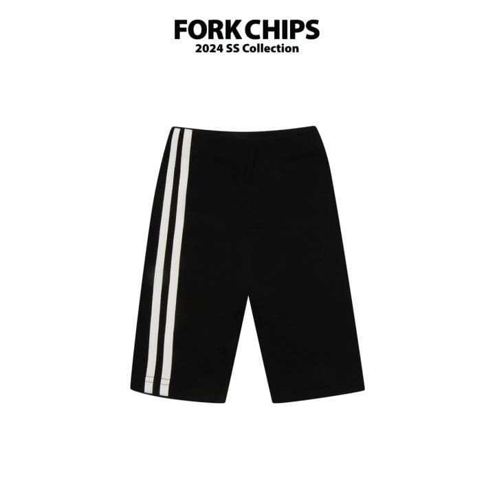 Fork Chips - Korean Children Fashion - #minifashionista - Walker Short Leggings - 7