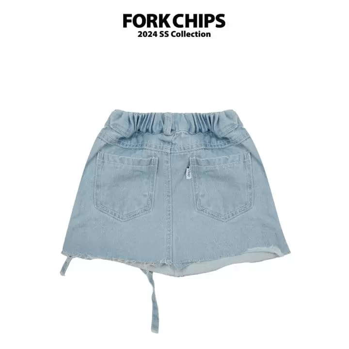 Fork Chips - Korean Children Fashion - #minifashionista - Bunny Ribbon Skirt - 6