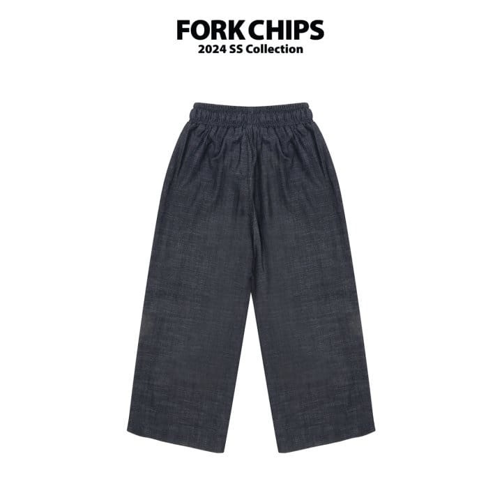 Fork Chips - Korean Children Fashion - #toddlerclothing - Scorn Wide Pants - 2