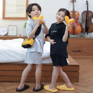 Ggomenge - Korean Children Fashion - #childrensboutique - Zigzag Top Bottom Set