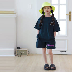 Ggomenge - Korean Children Fashion - #designkidswear - Bucket Hat Top Bottom Set