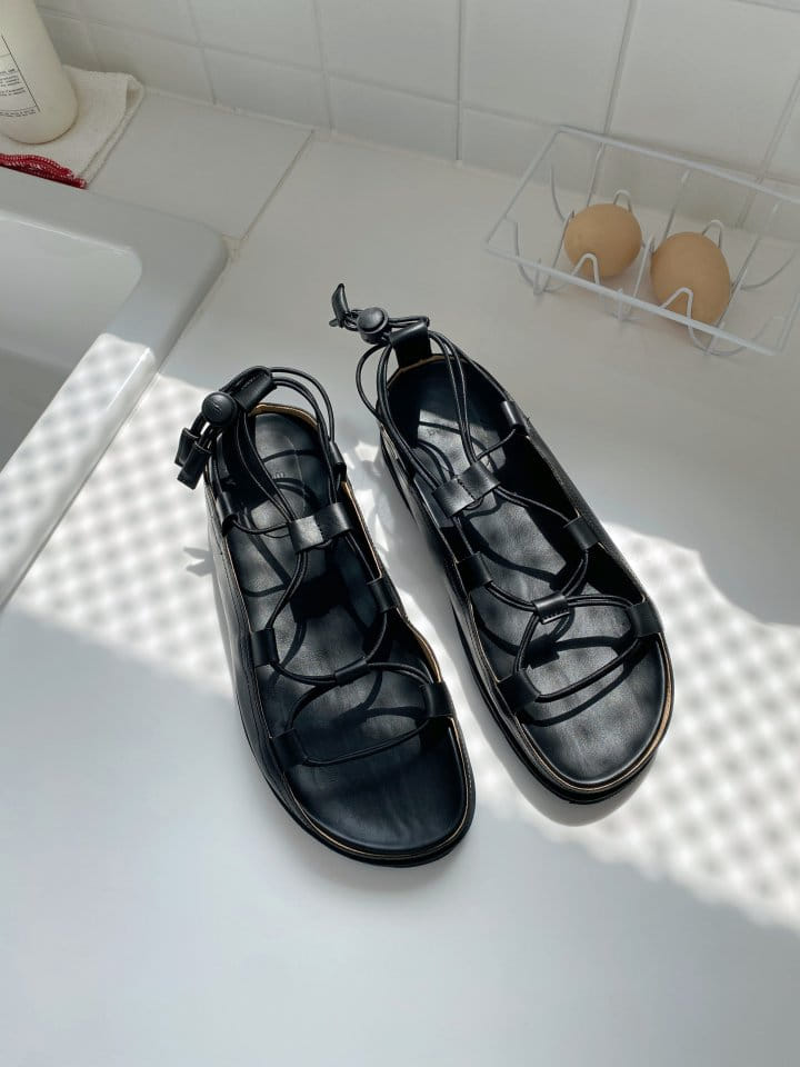 Golden Shoe - Korean Women Fashion - #momslook - 2084 Slipper & Sandals - 2