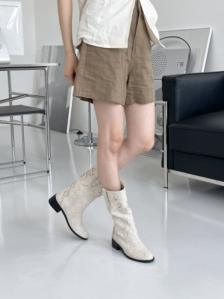 Golden Shoe - Korean Women Fashion - #momslook -  337 Boots - 7