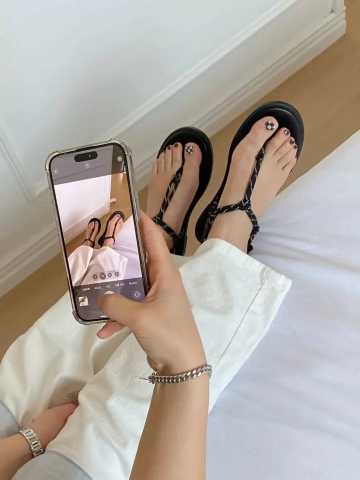 Golden Shoe - Korean Women Fashion - #pursuepretty -  816 Slipper & Sandals - 10