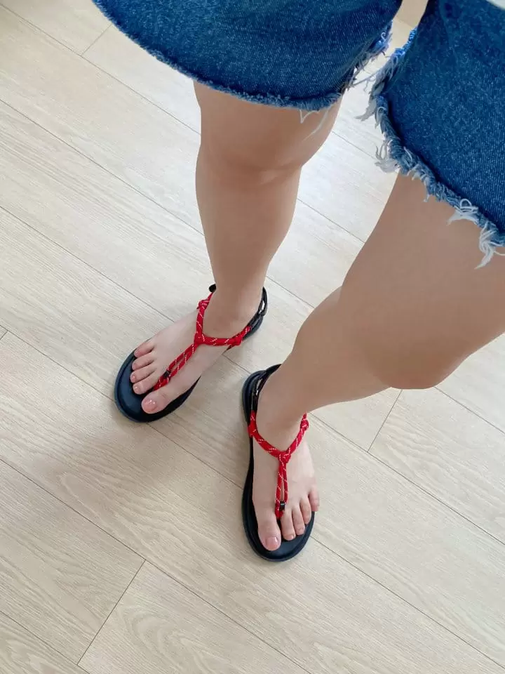 Golden Shoe - Korean Women Fashion - #restrostyle -  816 Slipper & Sandals - 11