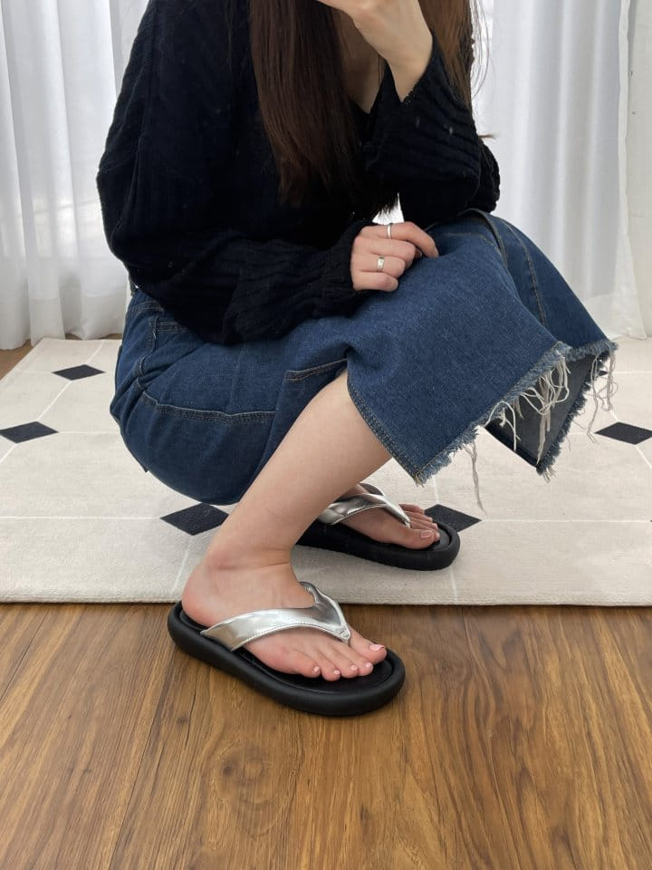 Golden Shoe - Korean Women Fashion - #romanticstyle - 3032 Slipper & Sandals - 11