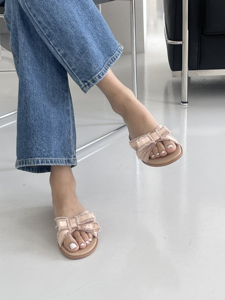 Golden Shoe - Korean Women Fashion - #romanticstyle - 1215 Slipper & Sandals - 8