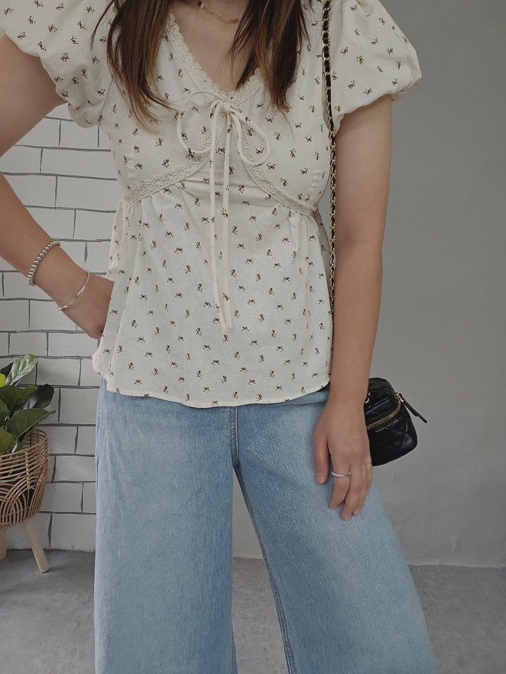 Gram - Korean Women Fashion - #momslook - L Love Blouse - 7