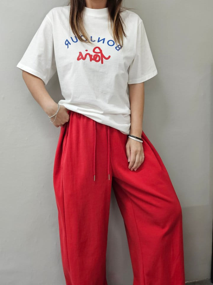 Gram - Korean Women Fashion - #pursuepretty - Point Wrinkle Pants - 3