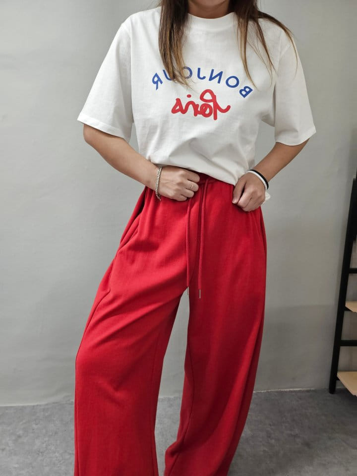 Gram - Korean Women Fashion - #romanticstyle - Point Wrinkle Pants - 5