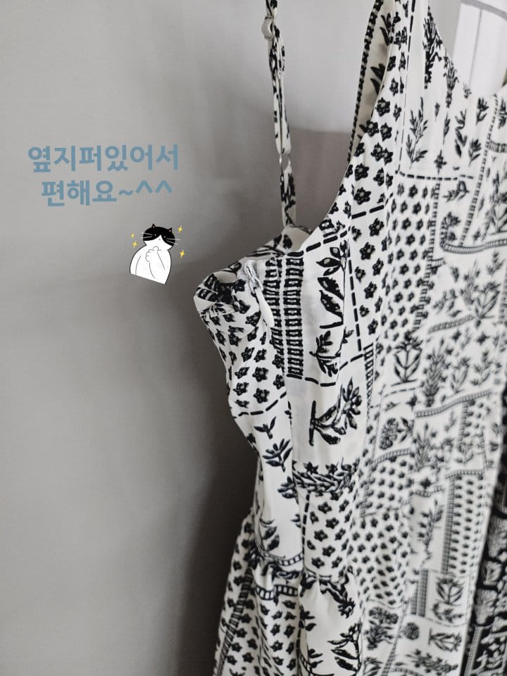 Gram - Korean Women Fashion - #thatsdarling - He Flower Bustier One-Piece - 5