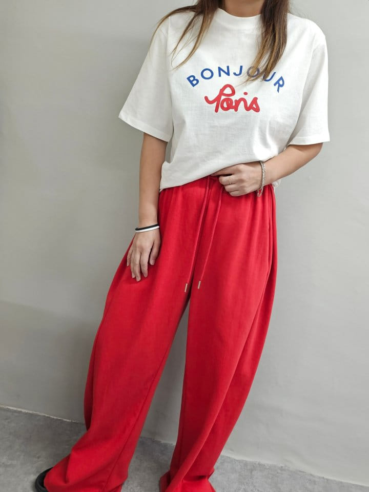 Gram - Korean Women Fashion - #vintageinspired - Point Wrinkle Pants