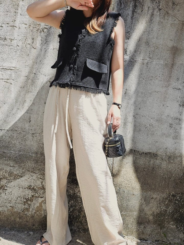 Gram - Korean Women Fashion - #womensfashion - Basic Vest - 4