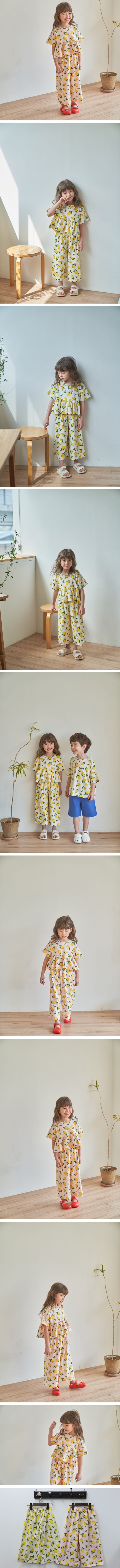 Green Tomato - Korean Children Fashion - #designkidswear - Lemon Pants - 2