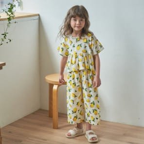 Green Tomato - Korean Children Fashion - #stylishchildhood - Lemon Frill Tee