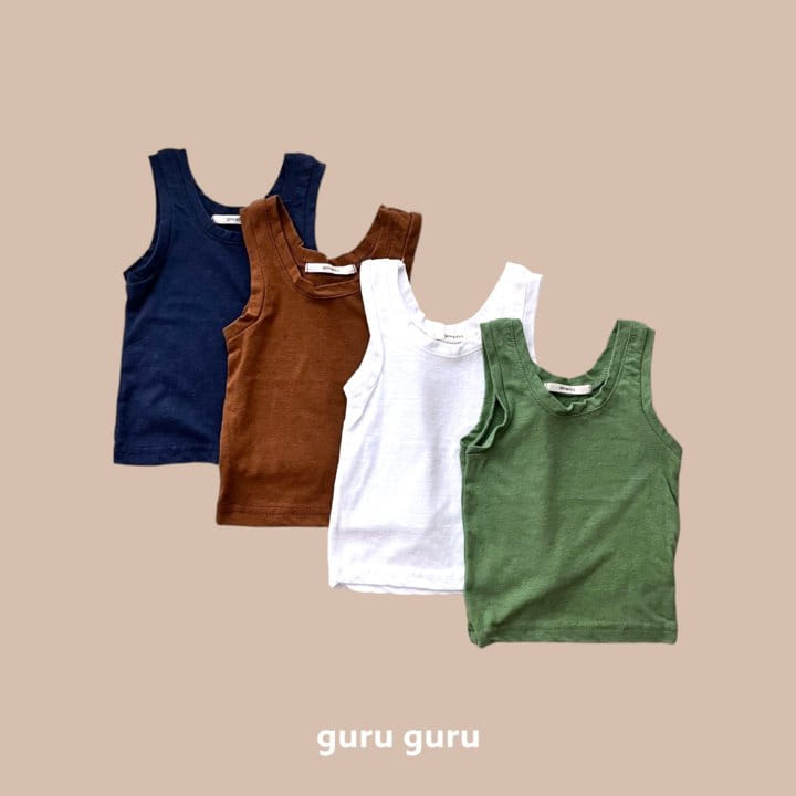 Guru Guru - Korean Baby Fashion - #babyclothing - Tank Sleeveless Tee - 8