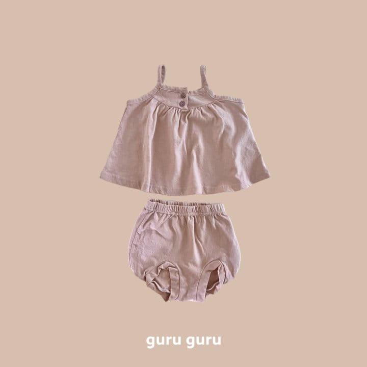 Guru Guru - Korean Baby Fashion - #babyfashion - Single Bloomers Top Bottom Set - 2