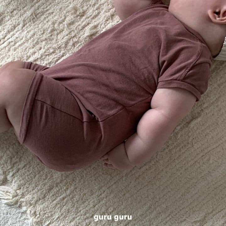 Guru Guru - Korean Baby Fashion - #babyootd - Caramel Body Suit - 10