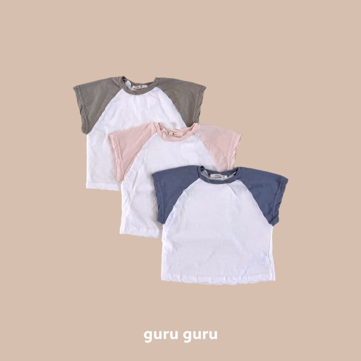 Guru Guru - Korean Baby Fashion - #babywear - Raglan Tee