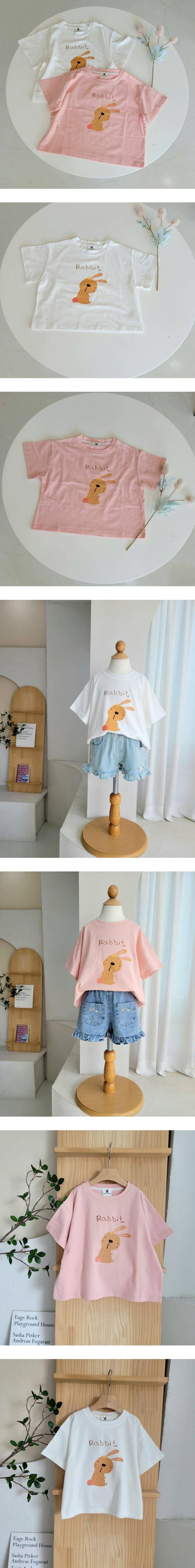 Hanacoco - Korean Children Fashion - #Kfashion4kids - Rabbit Tee - 2