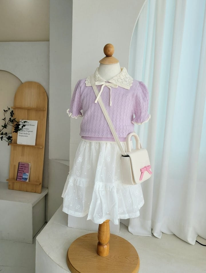 Hanacoco - Korean Children Fashion - #childofig - Lace Skirt - 4